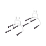 Set of 2 white scarf and tie holders for Xtend system