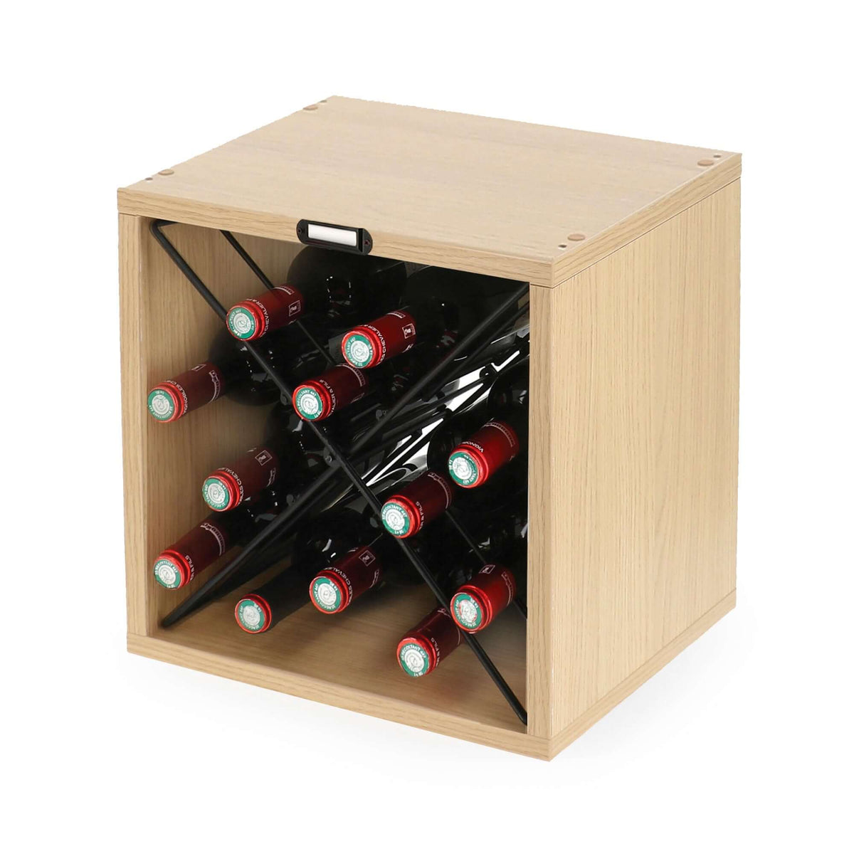 Range bouteilles bois et métal