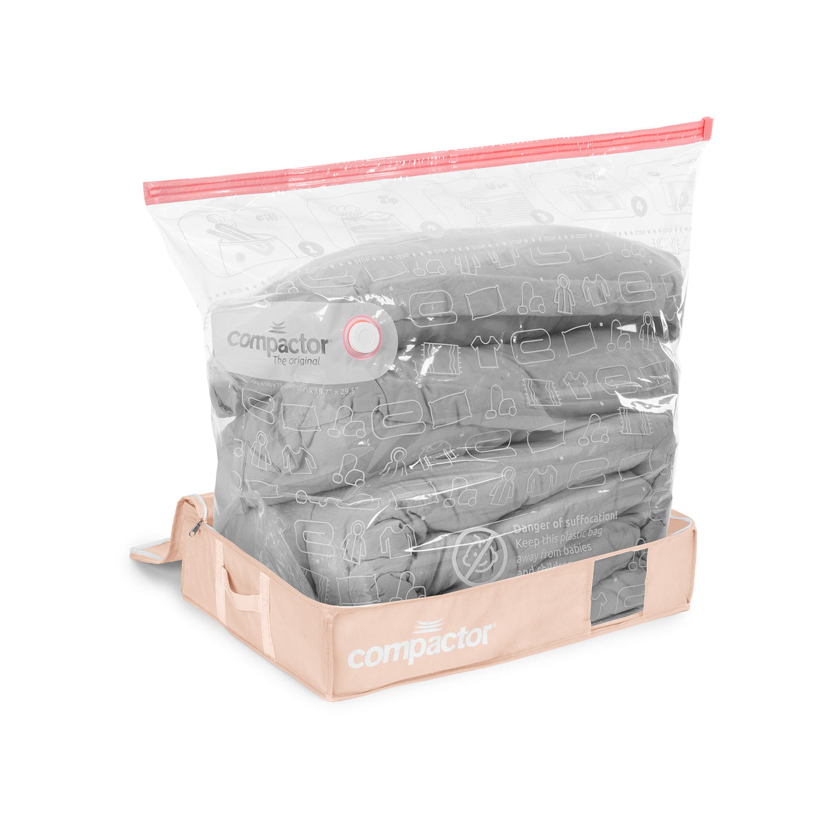 Housse de rangement sous vide L