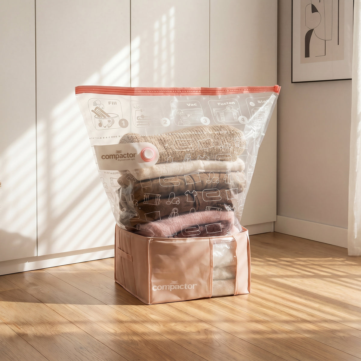 Housse de rangement sous vide M