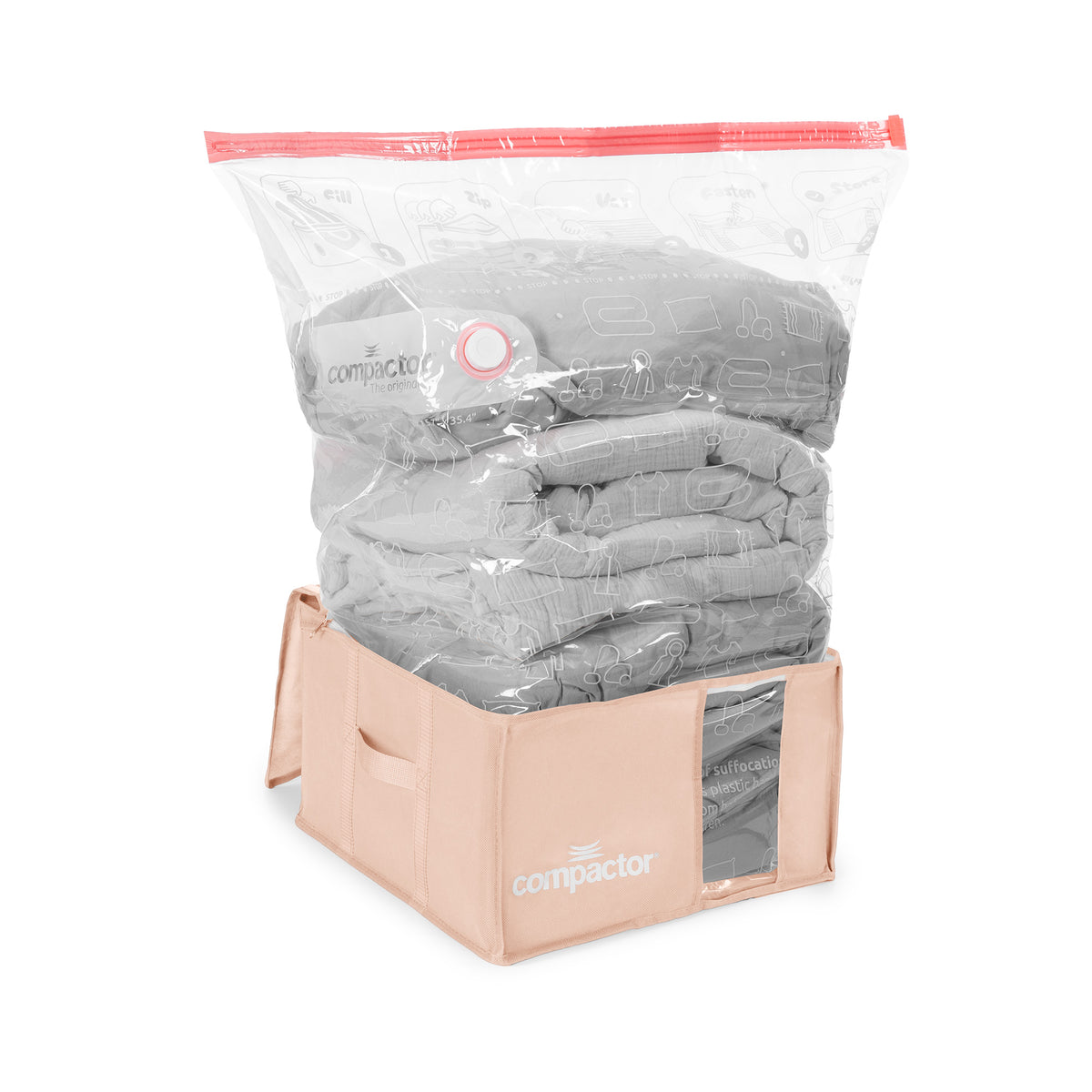 Housse de rangement sous vide M