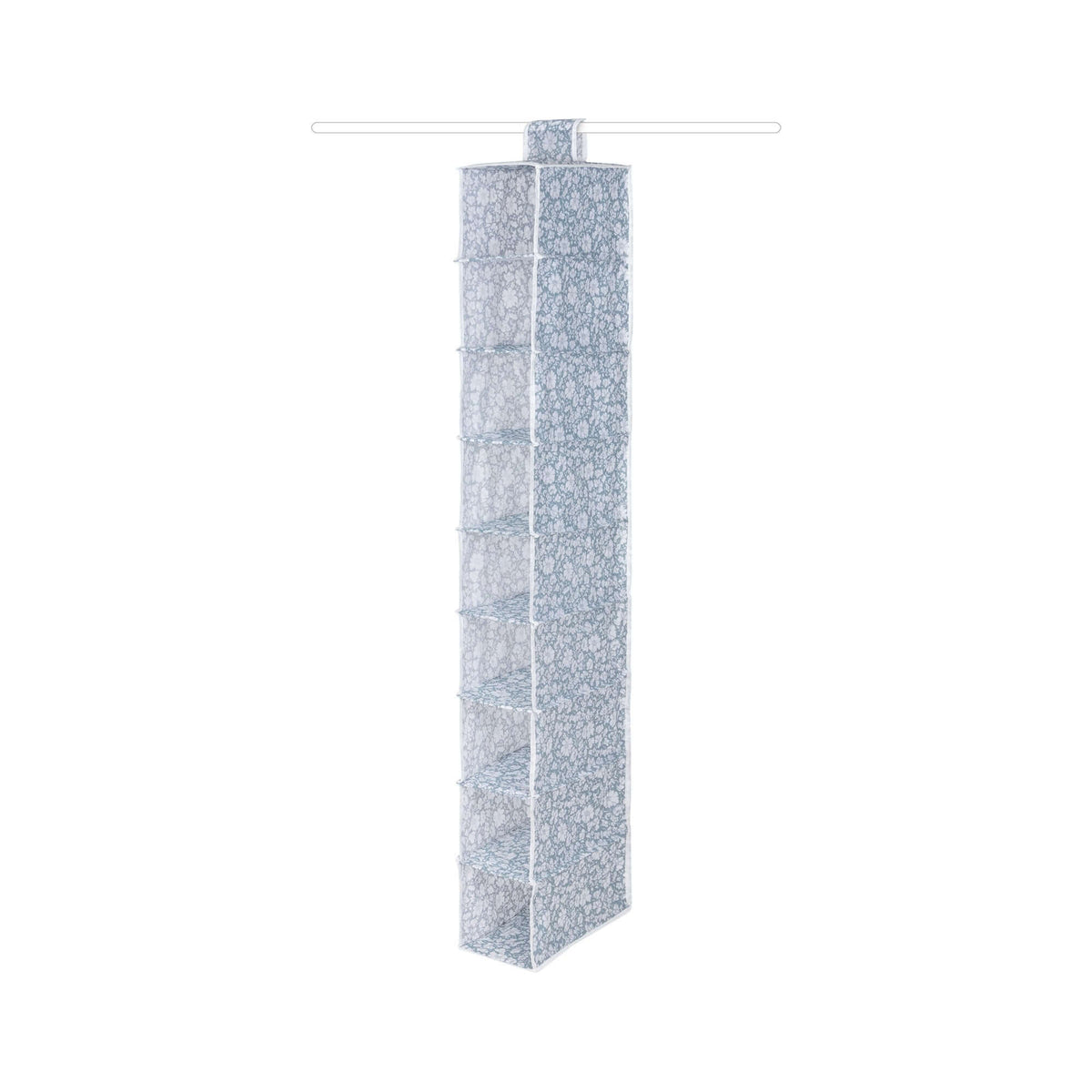 Étagère à suspendre 9 niveaux Vicky bleue