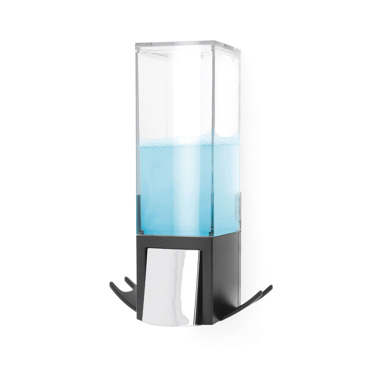 Dispenser di sapone da parete ricaricabile Clever nero