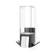 Dispenser di sapone da parete ricaricabile Clever nero