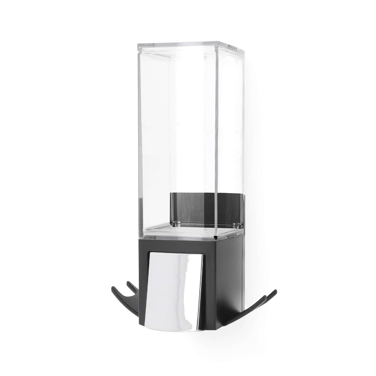 Dispenser di sapone da parete ricaricabile Clever nero