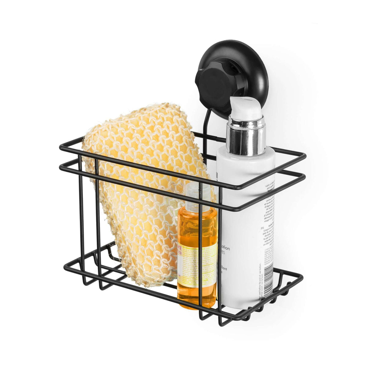 Panier rangement ventouse auto-adhésive