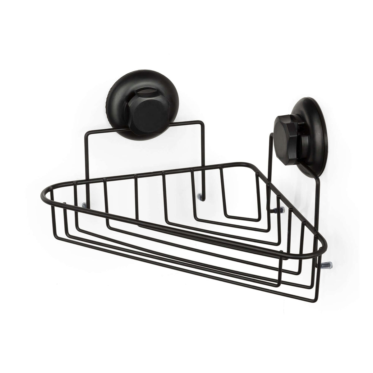 Etagère d'angle ventouses auto-adhésives