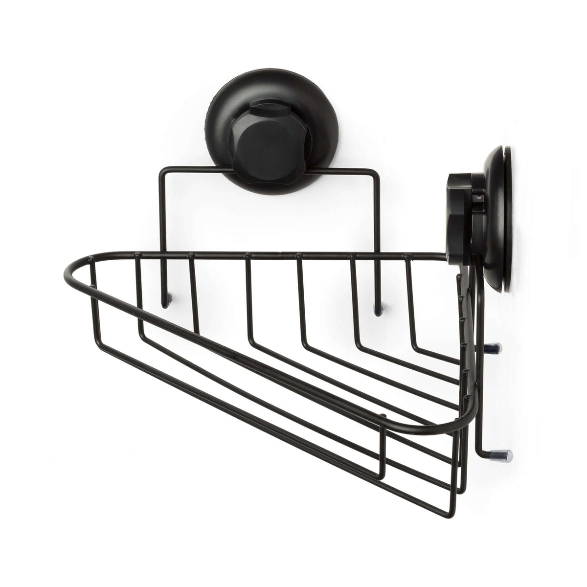 Etagère d'angle ventouses auto-adhésives