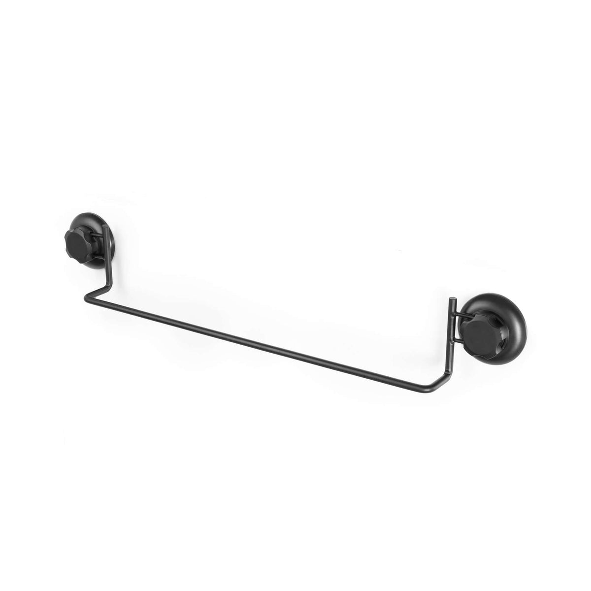 Porta asciugamani a ventosa Bestlock Black nero