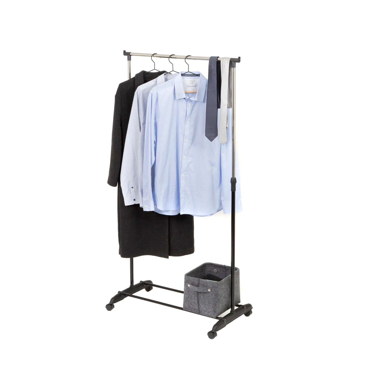 Portant à vêtements sur roulettes Suzie noir