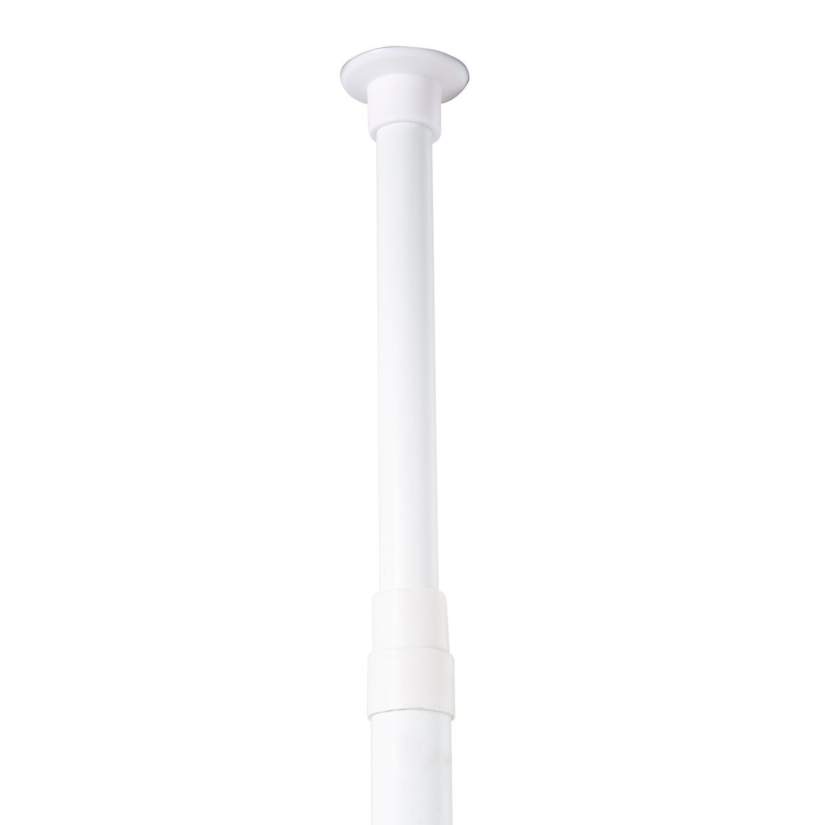 Gina white extendable shower corner shelf