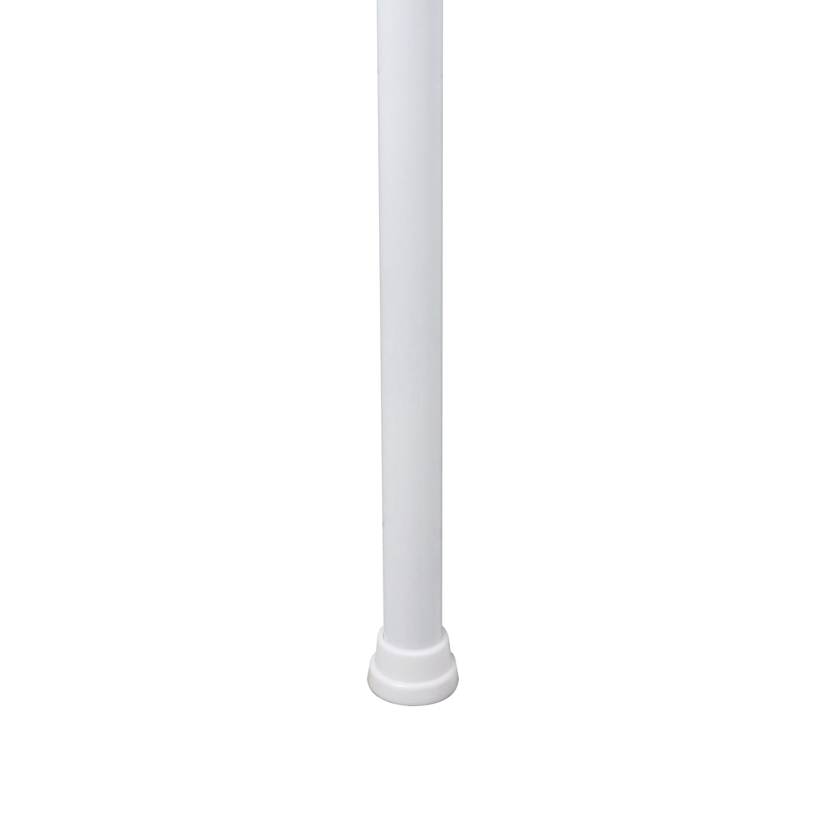 Gina white extendable shower corner shelf
