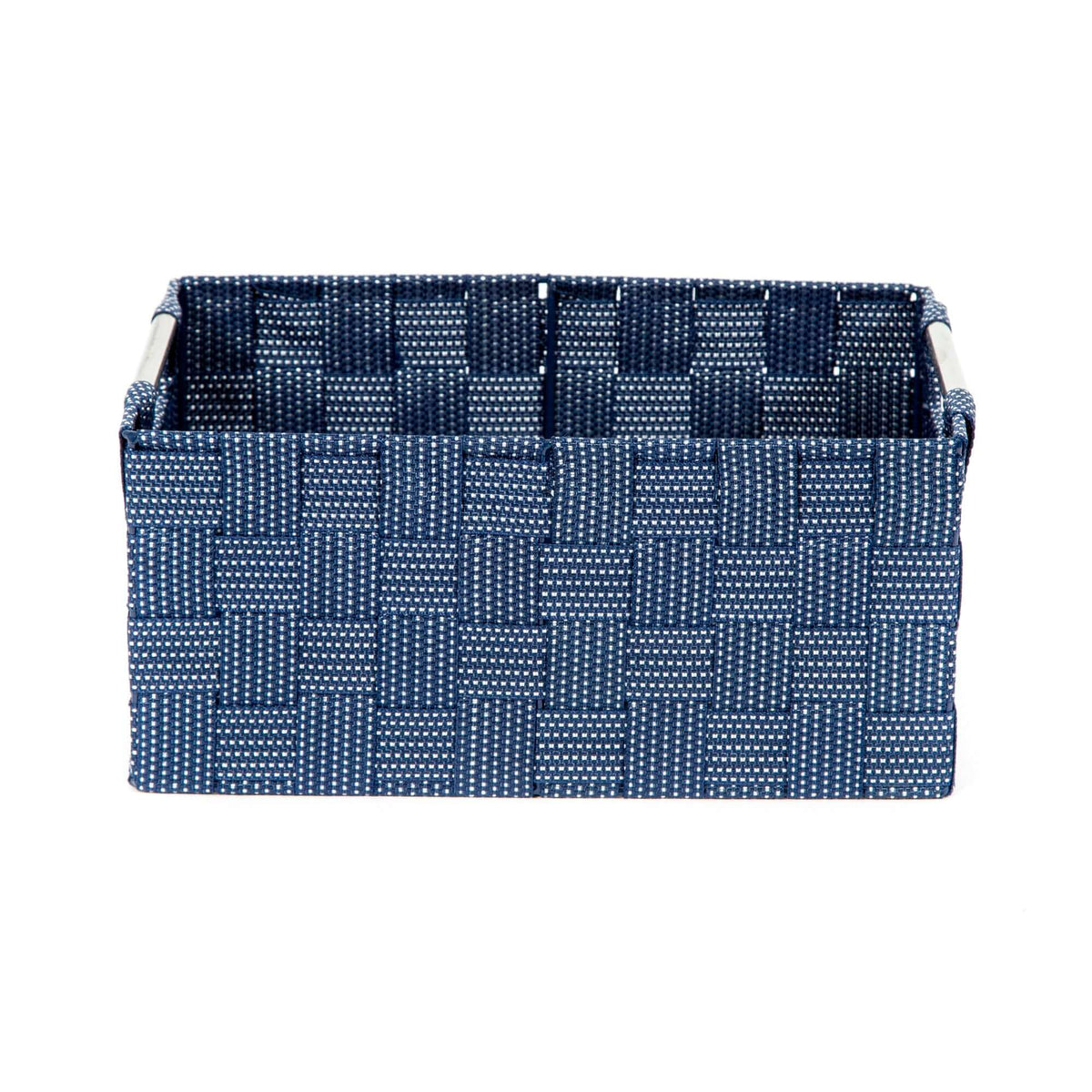 Panier de rangement bleu