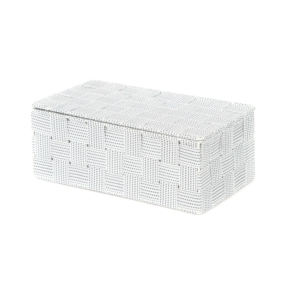 Panier de rangement avec couvercle L